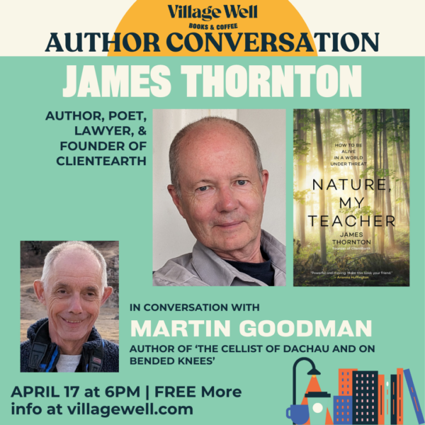 Poster detailing launch event for James Thornton's