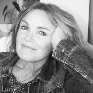 Black and white headshot of author Karen Stevens