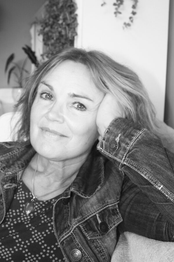 Black and white headshot of author Karen Stevens