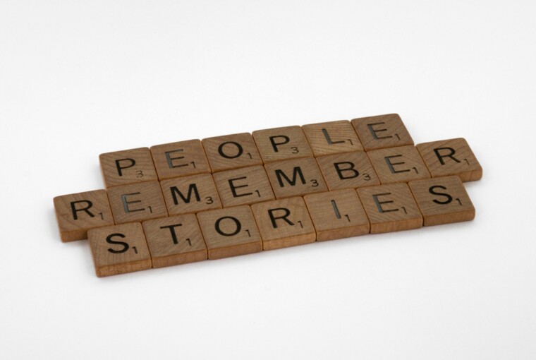 Wooden Scrabble tiles spelling out the words 
